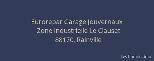 Eurorepar Garage Jouvernaux