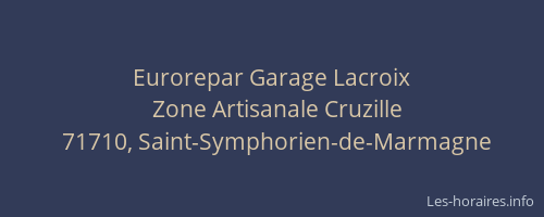 Eurorepar Garage Lacroix