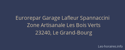Eurorepar Garage Lafleur Spannaccini