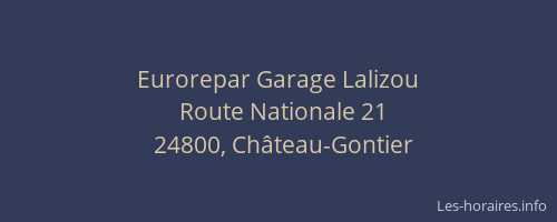 Eurorepar Garage Lalizou