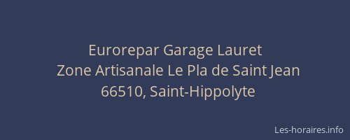 Eurorepar Garage Lauret