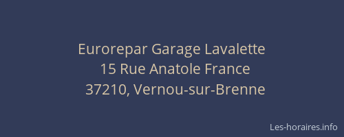 Eurorepar Garage Lavalette