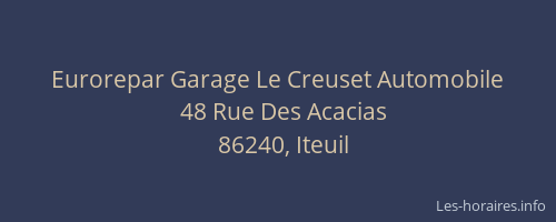 Eurorepar Garage Le Creuset Automobile