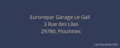 Eurorepar Garage Le Gall