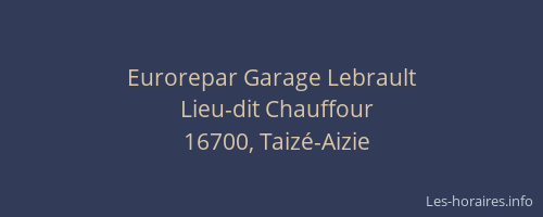 Eurorepar Garage Lebrault