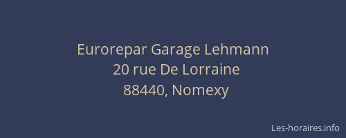 Eurorepar Garage Lehmann
