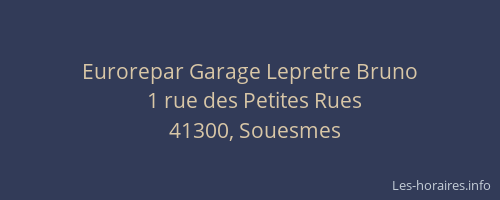 Eurorepar Garage Lepretre Bruno