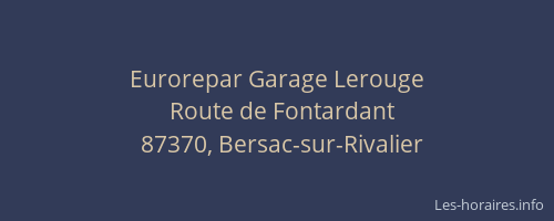 Eurorepar Garage Lerouge