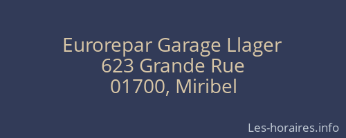Eurorepar Garage Llager