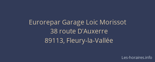 Eurorepar Garage Loic Morissot