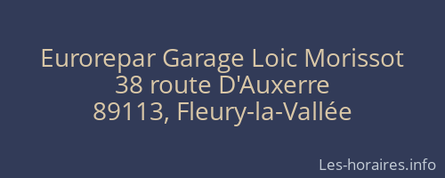 Eurorepar Garage Loic Morissot