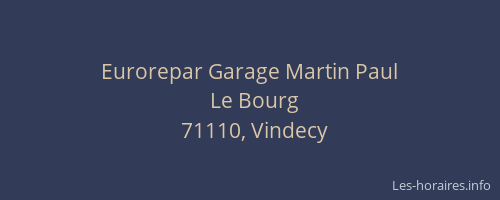 Eurorepar Garage Martin Paul