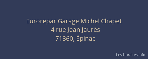 Eurorepar Garage Michel Chapet
