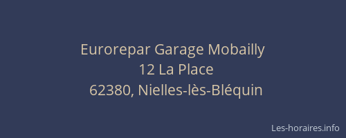 Eurorepar Garage Mobailly