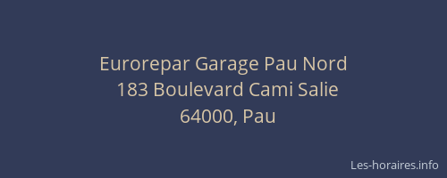 Eurorepar Garage Pau Nord