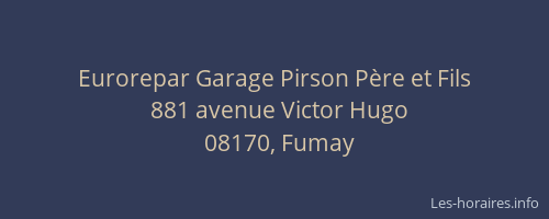 Eurorepar Garage Pirson Père et Fils