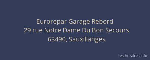 Eurorepar Garage Rebord