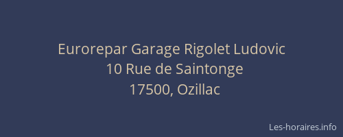 Eurorepar Garage Rigolet Ludovic