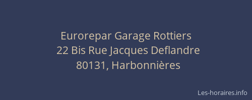 Eurorepar Garage Rottiers