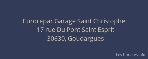 Eurorepar Garage Saint Christophe