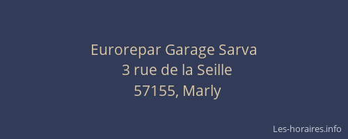 Eurorepar Garage Sarva