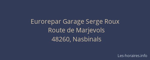 Eurorepar Garage Serge Roux