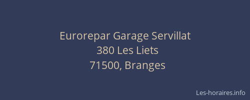 Eurorepar Garage Servillat