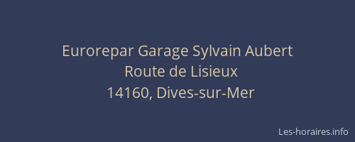 Eurorepar Garage Sylvain Aubert