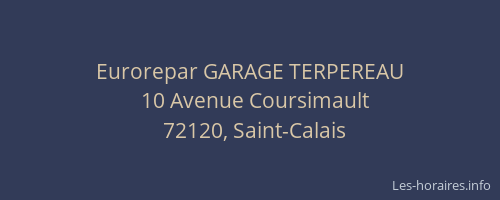Eurorepar GARAGE TERPEREAU