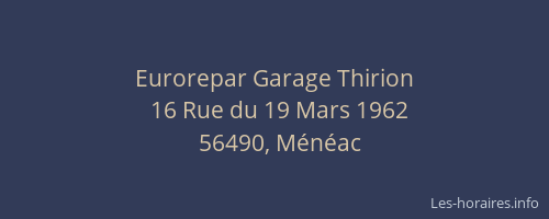 Eurorepar Garage Thirion