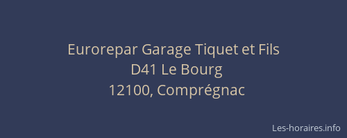 Eurorepar Garage Tiquet et Fils