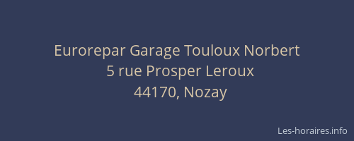 Eurorepar Garage Touloux Norbert