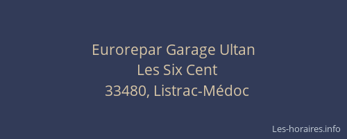 Eurorepar Garage Ultan