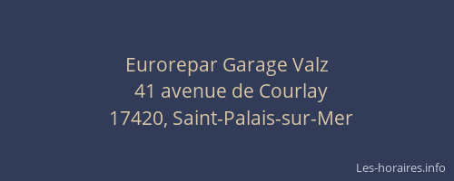 Eurorepar Garage Valz