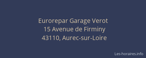 Eurorepar Garage Verot