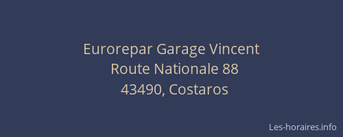 Eurorepar Garage Vincent
