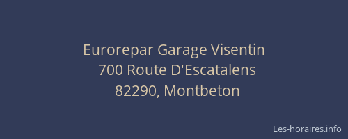 Eurorepar Garage Visentin