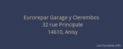 Eurorepar Garage y Clerembos