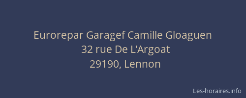 Eurorepar Garagef Camille Gloaguen