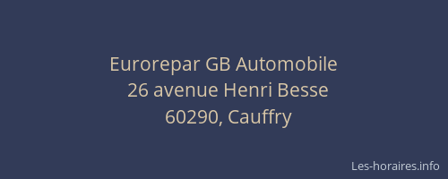 Eurorepar GB Automobile