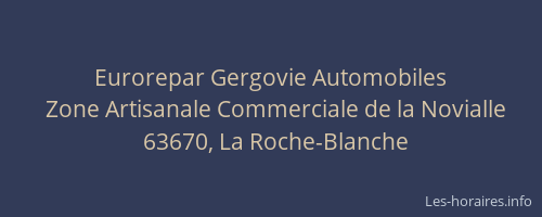 Eurorepar Gergovie Automobiles