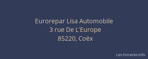 Eurorepar Lisa Automobile