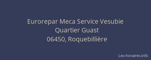 Eurorepar Meca Service Vesubie