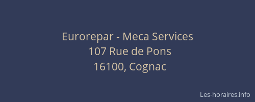 Eurorepar - Meca Services