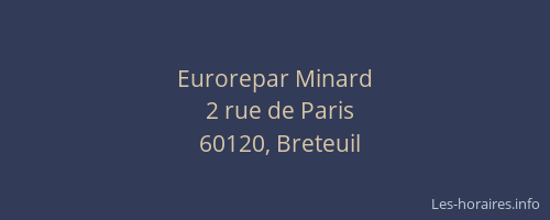 Eurorepar Minard