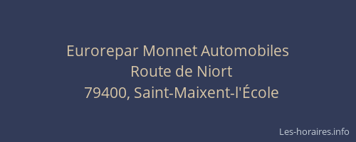 Eurorepar Monnet Automobiles