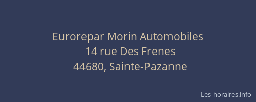 Eurorepar Morin Automobiles