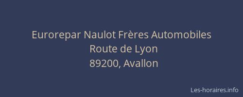 Eurorepar Naulot Frères Automobiles