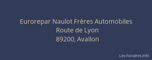 Eurorepar Naulot Fr&egrave;res Automobiles