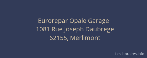 Eurorepar Opale Garage